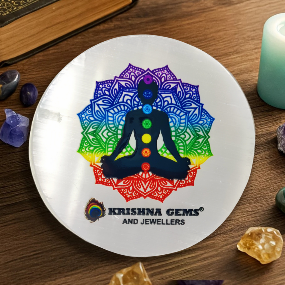 Selenite Crystal Charging Plate