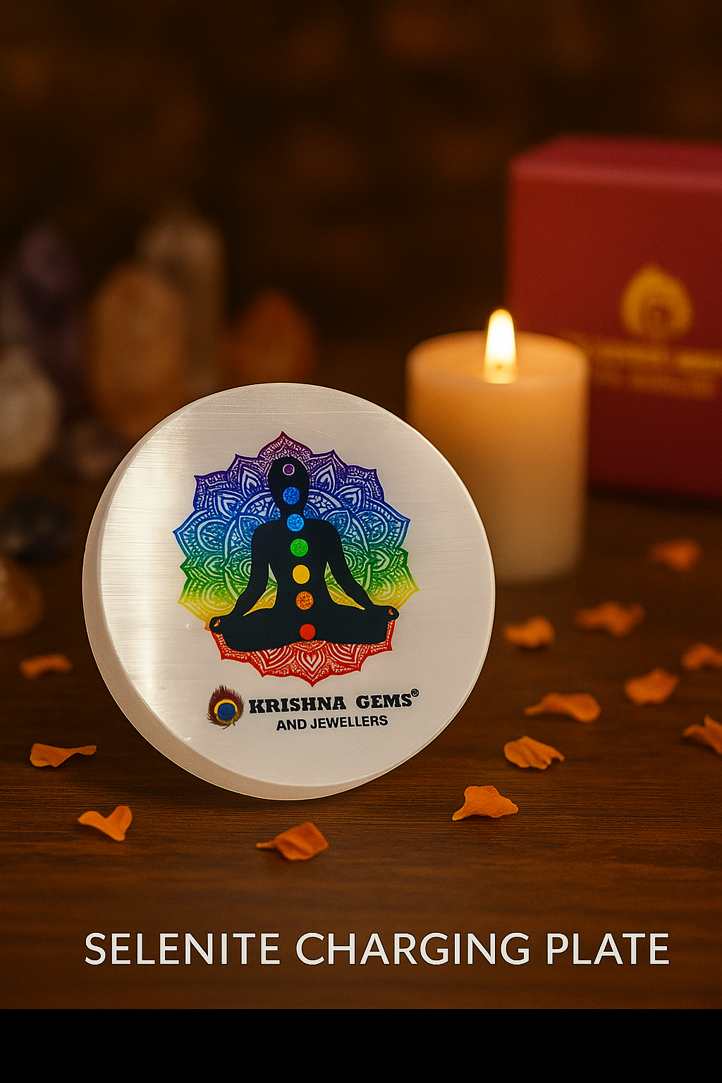 Selenite Crystal Charging Plate