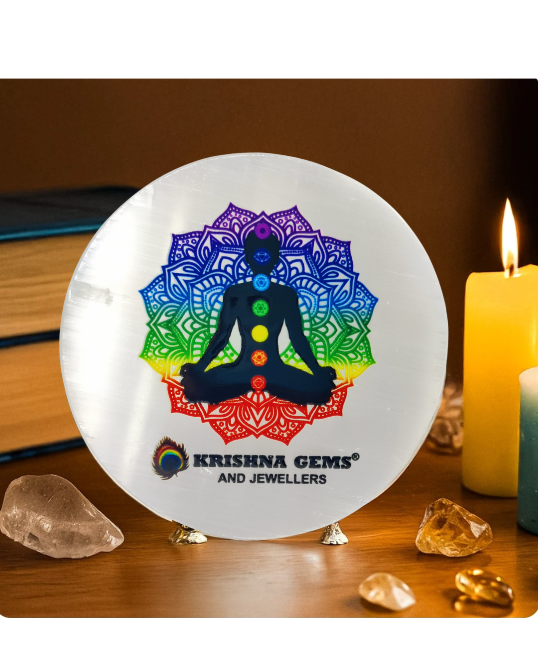 Selenite Crystal Charging Plate