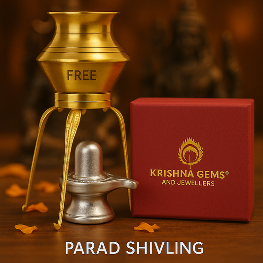 Parad Shivling ( FREE Abhishek Stand)