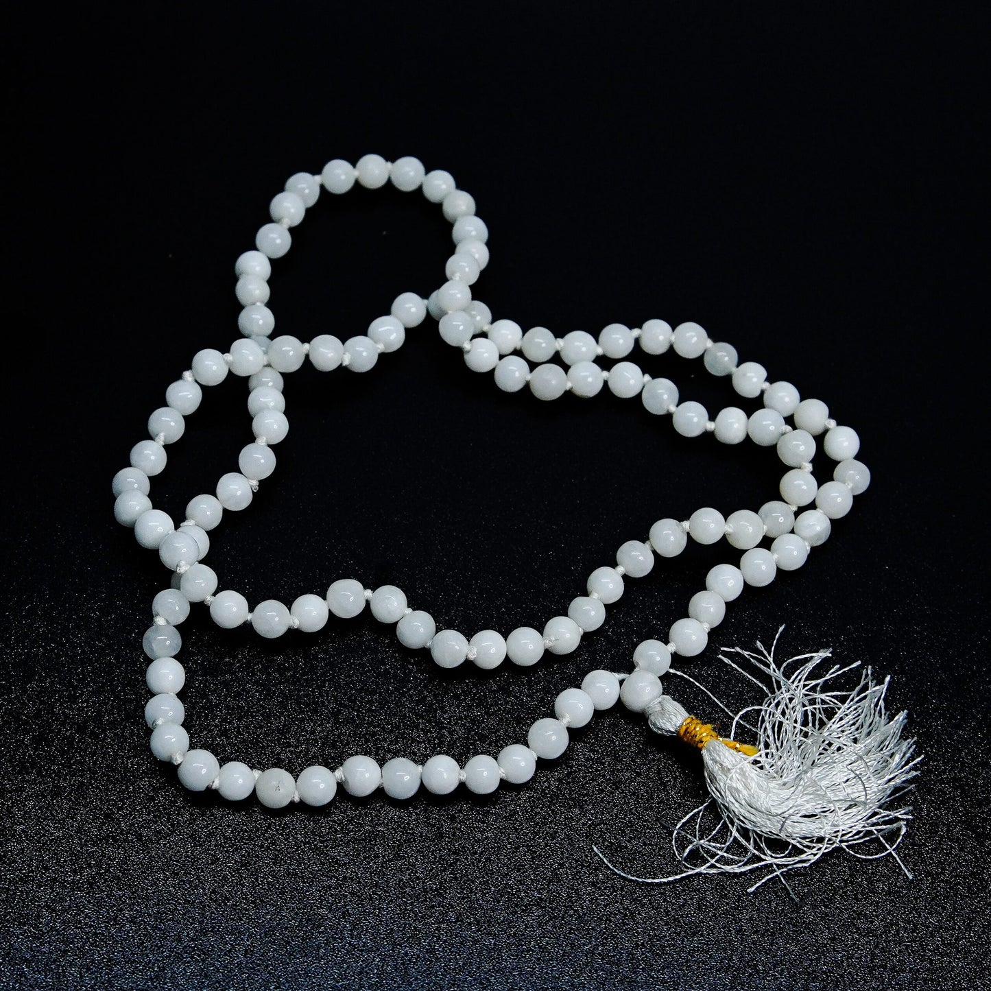 White Hakik Mala