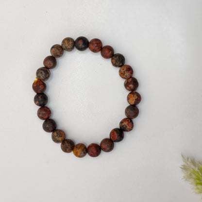 LEOPARD SKIN JASPER BRACELET