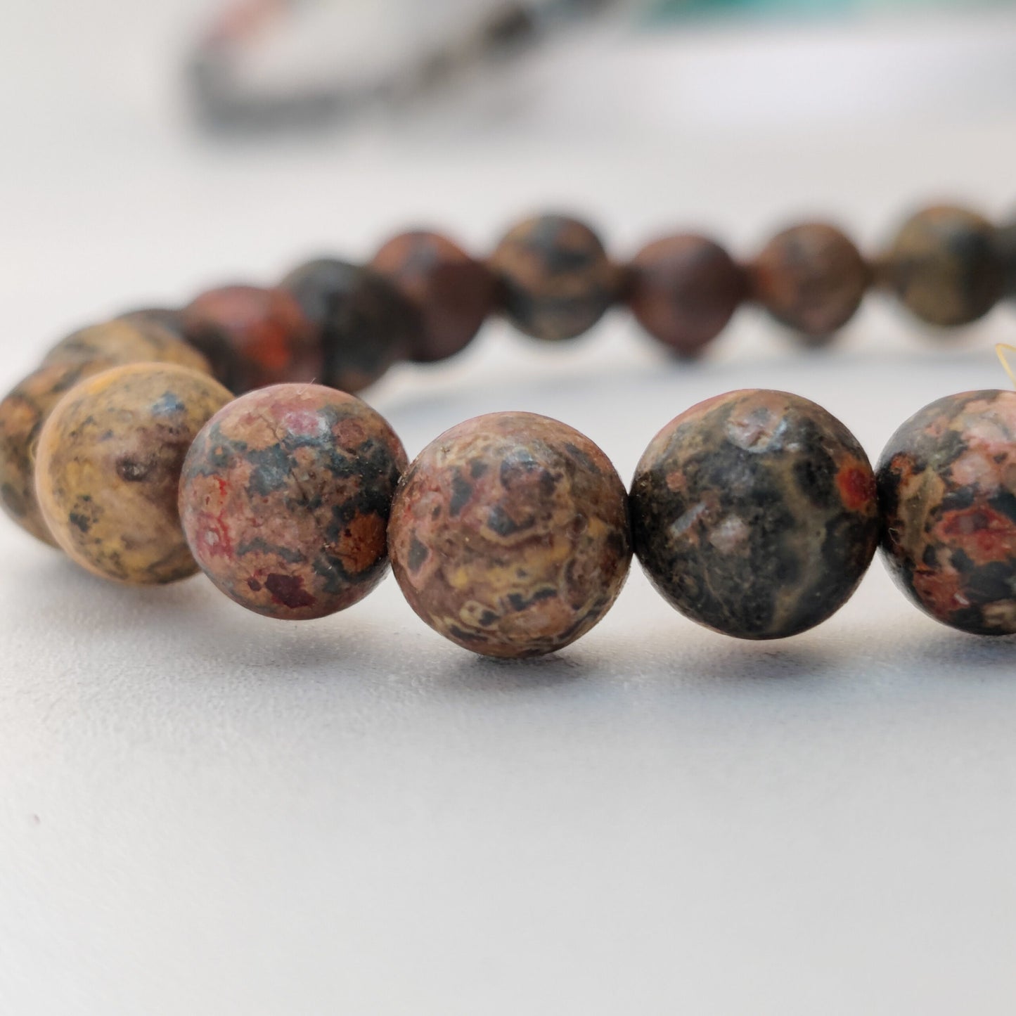 LEOPARD SKIN JASPER BRACELET