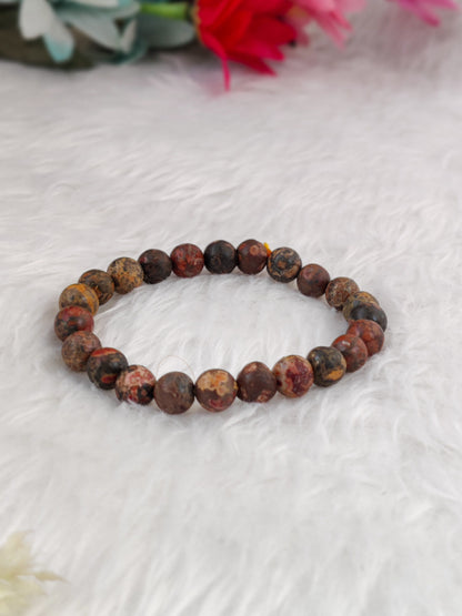 LEOPARD SKIN JASPER BRACELET