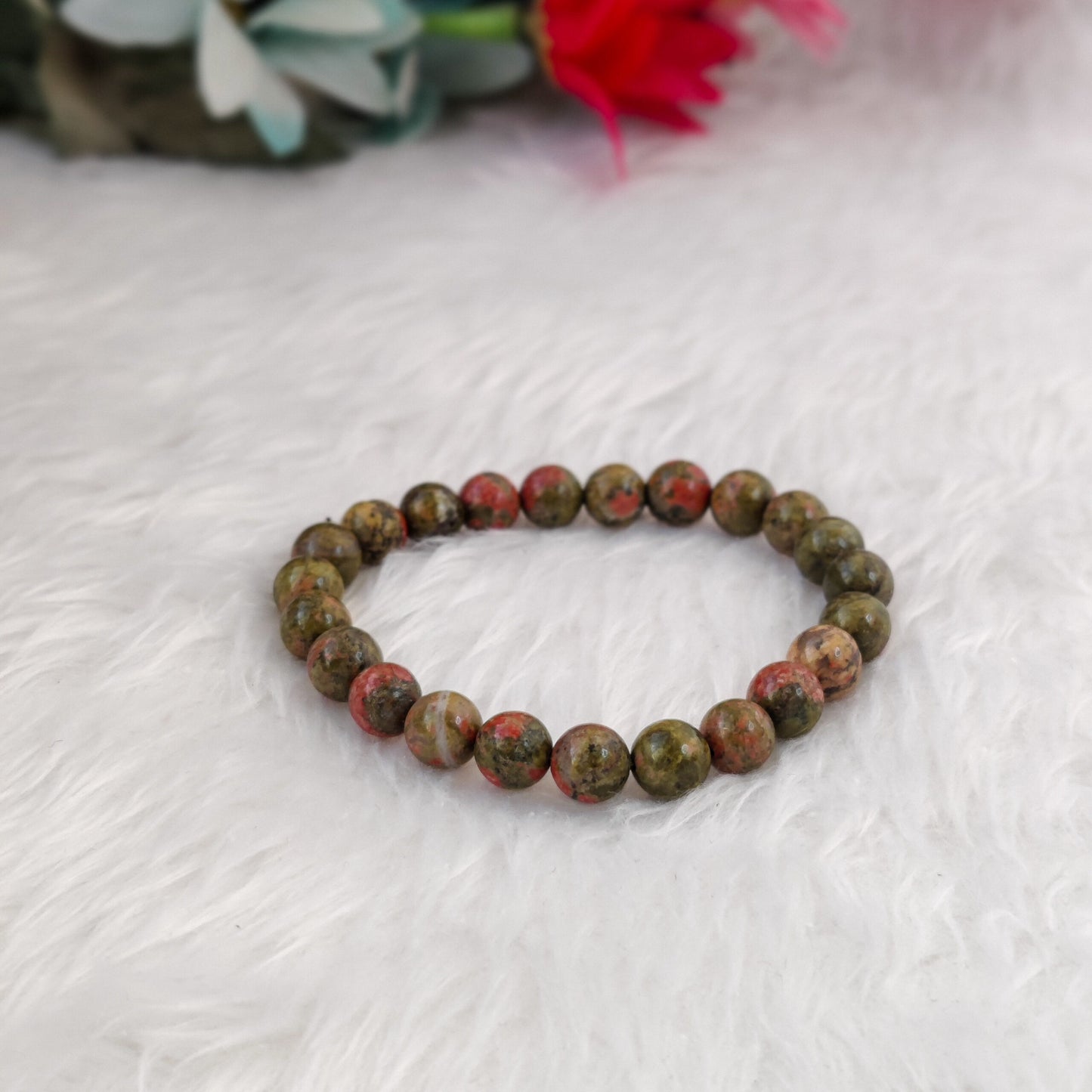 Unakite bracelet