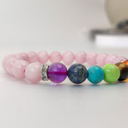 7 CHAKRA ROSE QUARTZ